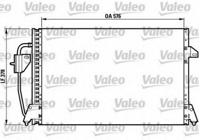 VALEO 816989 -  Конденсатор, кондиционер