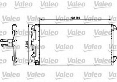 VALEO 816991 -  Конденсатор, кондиционер