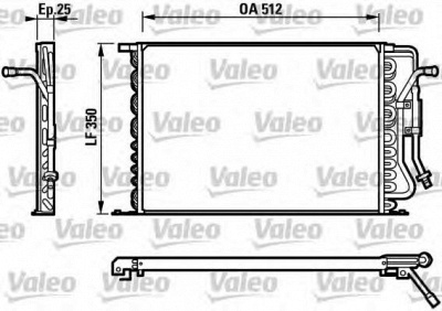 VALEO 816992 -  Конденсатор, кондиционер