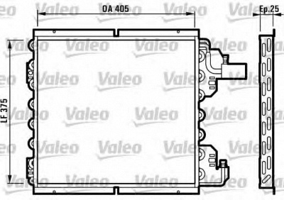 VALEO 816993 -  Конденсатор, кондиционер
