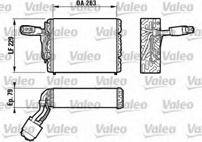 VALEO 817031 -  Испаритель, кондиционер