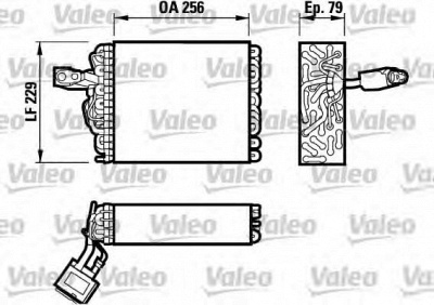 VALEO 817032 -  Испаритель, кондиционер