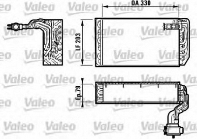 VALEO 817079 -  Испаритель, кондиционер