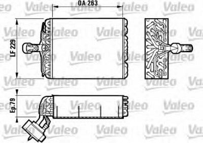 VALEO 817080 -  Испаритель, кондиционер