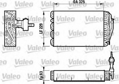 VALEO 817086 -  Испаритель, кондиционер