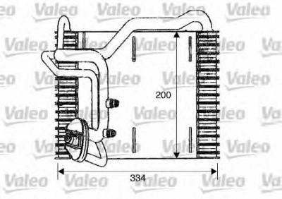 VALEO 817087 -  Испаритель, кондиционер