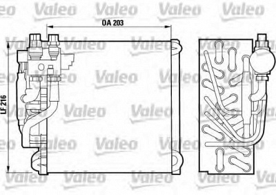 VALEO 817089 -  Испаритель, кондиционер
