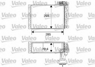 VALEO 817093 -  Испаритель, кондиционер