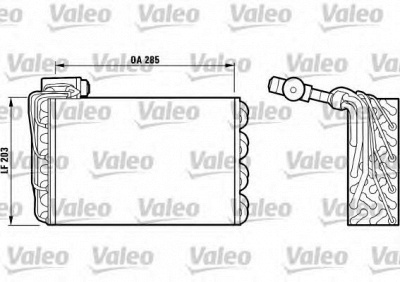 VALEO 817094 -  Испаритель, кондиционер