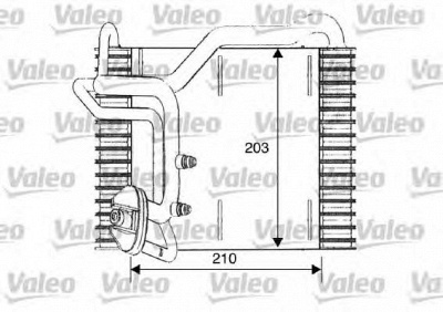 VALEO 817096 -  Испаритель, кондиционер