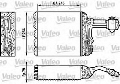 VALEO 817099 -  Испаритель, кондиционер