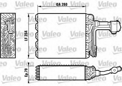 VALEO 817100 -  Комплект тормозов, дисковый тормозной механизм