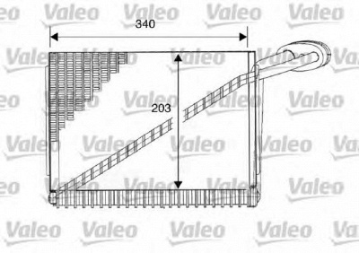 VALEO 817104 -  Испаритель, кондиционер