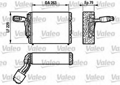 VALEO 817110 -  Испаритель, кондиционер