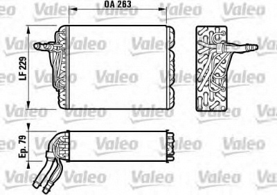 VALEO 817111 -  Испаритель, кондиционер