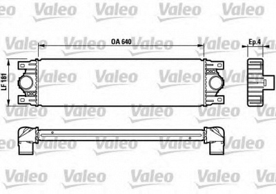 VALEO 817115 -  Интеркулер