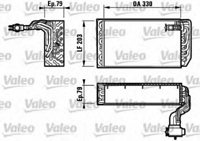 VALEO 817157 -  Испаритель, кондиционер
