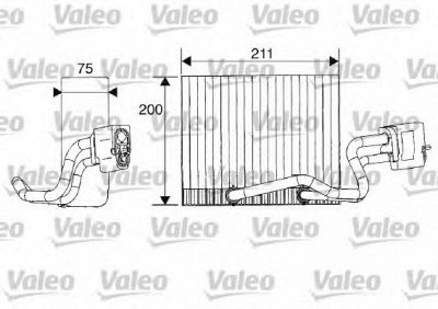 VALEO 817173 -  Испаритель, кондиционер