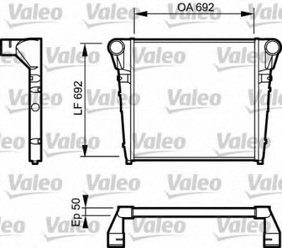 VALEO 817181 -  Интеркулер