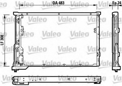 VALEO 817198 -  Конденсатор, кондиционер