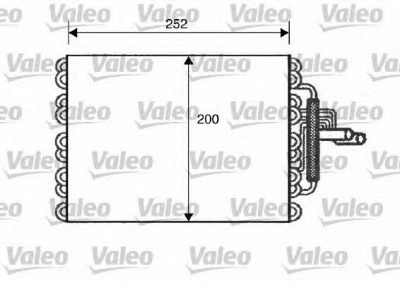 VALEO 817219 -  Испаритель, кондиционер