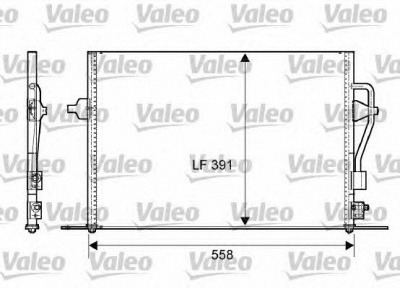 VALEO 817232 -  Конденсатор, кондиционер