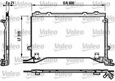 VALEO 817235 -  Конденсатор, кондиционер