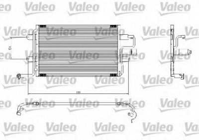 VALEO 817244 -  Конденсатор, кондиционер