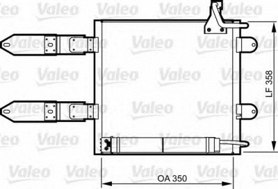 VALEO 817247 -  Конденсатор, кондиционер