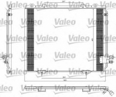 VALEO 817252 -  Конденсатор, кондиционер