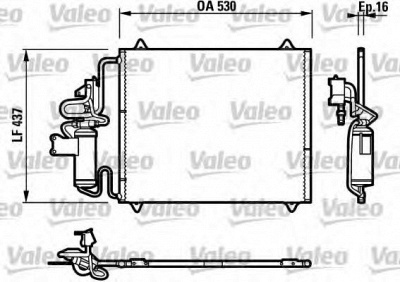 VALEO 817269 -  Конденсатор, кондиционер