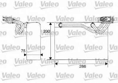 VALEO 817278 -  Испаритель, кондиционер