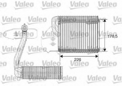 VALEO 817329 -  Испаритель, кондиционер