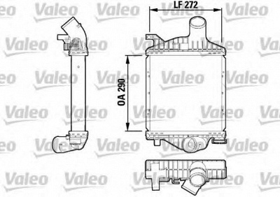 VALEO 817390 -  Интеркулер