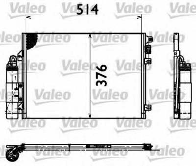 VALEO 817428 -  Конденсатор, кондиционер