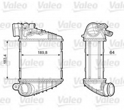 VALEO 817457 -  Интеркулер