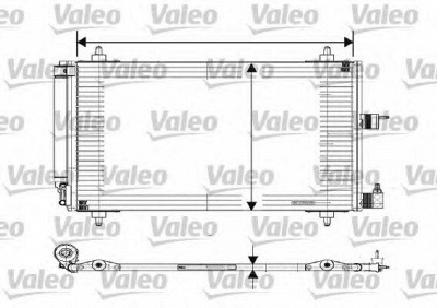 VALEO 817508 -  Конденсатор, кондиционер