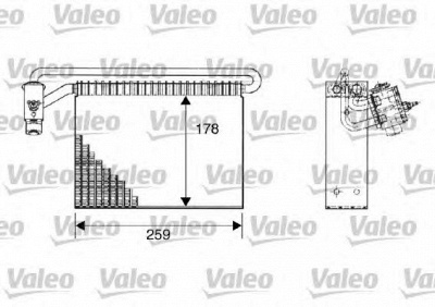 VALEO 817511 -  Испаритель, кондиционер