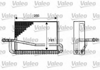 VALEO 817520 -  Испаритель, кондиционер