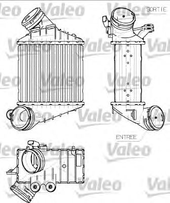 VALEO 817555 -  Интеркулер