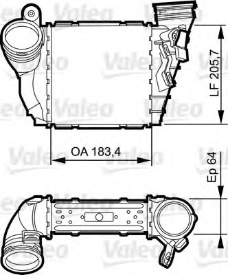 VALEO 817557 -  Интеркулер