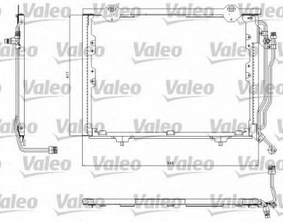 VALEO 817563 -  Конденсатор, кондиционер