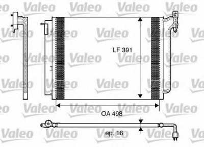 VALEO 817575 -  Конденсатор, кондиционер