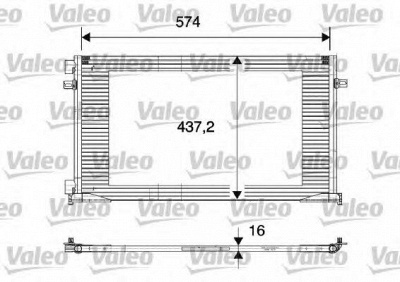 VALEO 817577 -  Конденсатор, кондиционер
