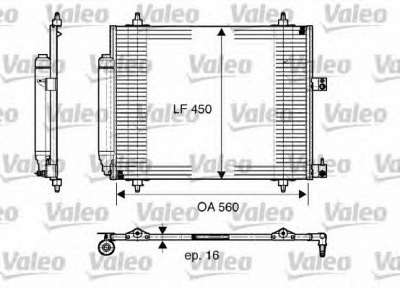 VALEO 817579 -  Конденсатор, кондиционер