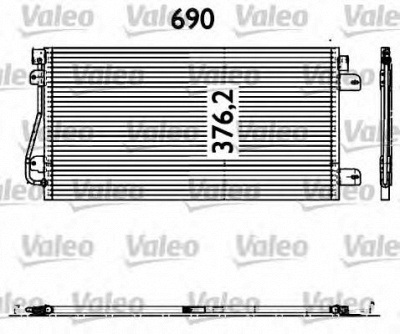 VALEO 817601 -  Конденсатор, кондиционер