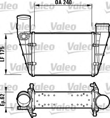 VALEO 817625 -  Интеркулер