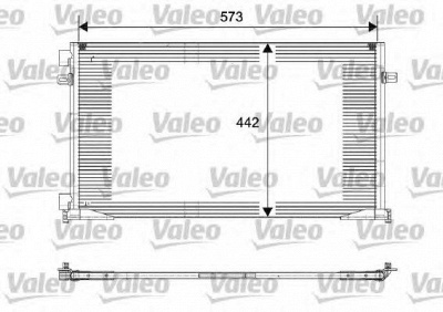 VALEO 817644 -  Конденсатор, кондиционер