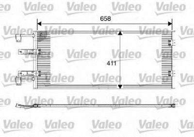 VALEO 817645 -  Конденсатор, кондиционер