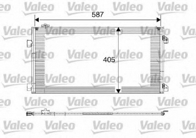VALEO 817646 -  Конденсатор, кондиционер